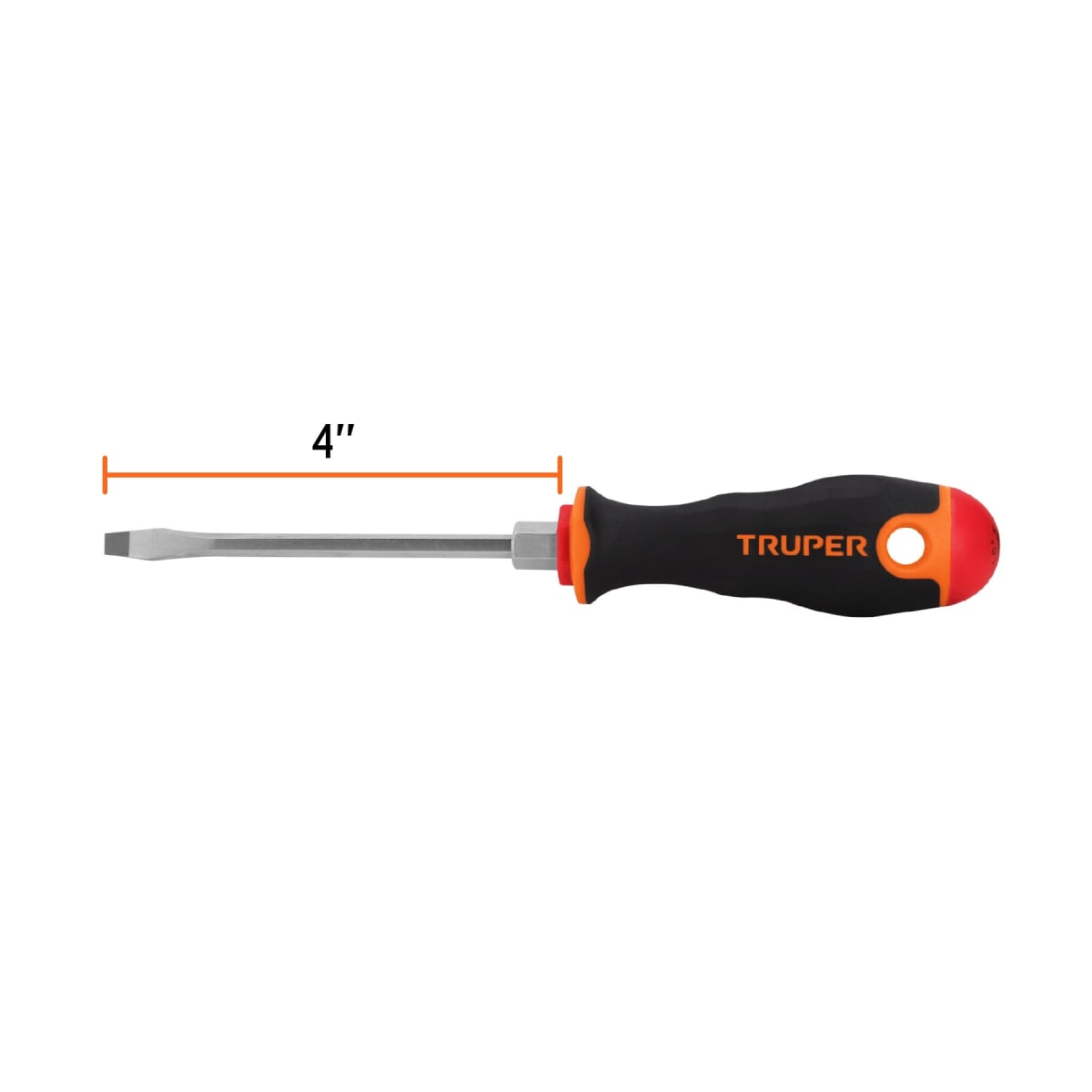 Desarmador plano 3/16´´ x 4´´ mango Comfort Grip, Truper3