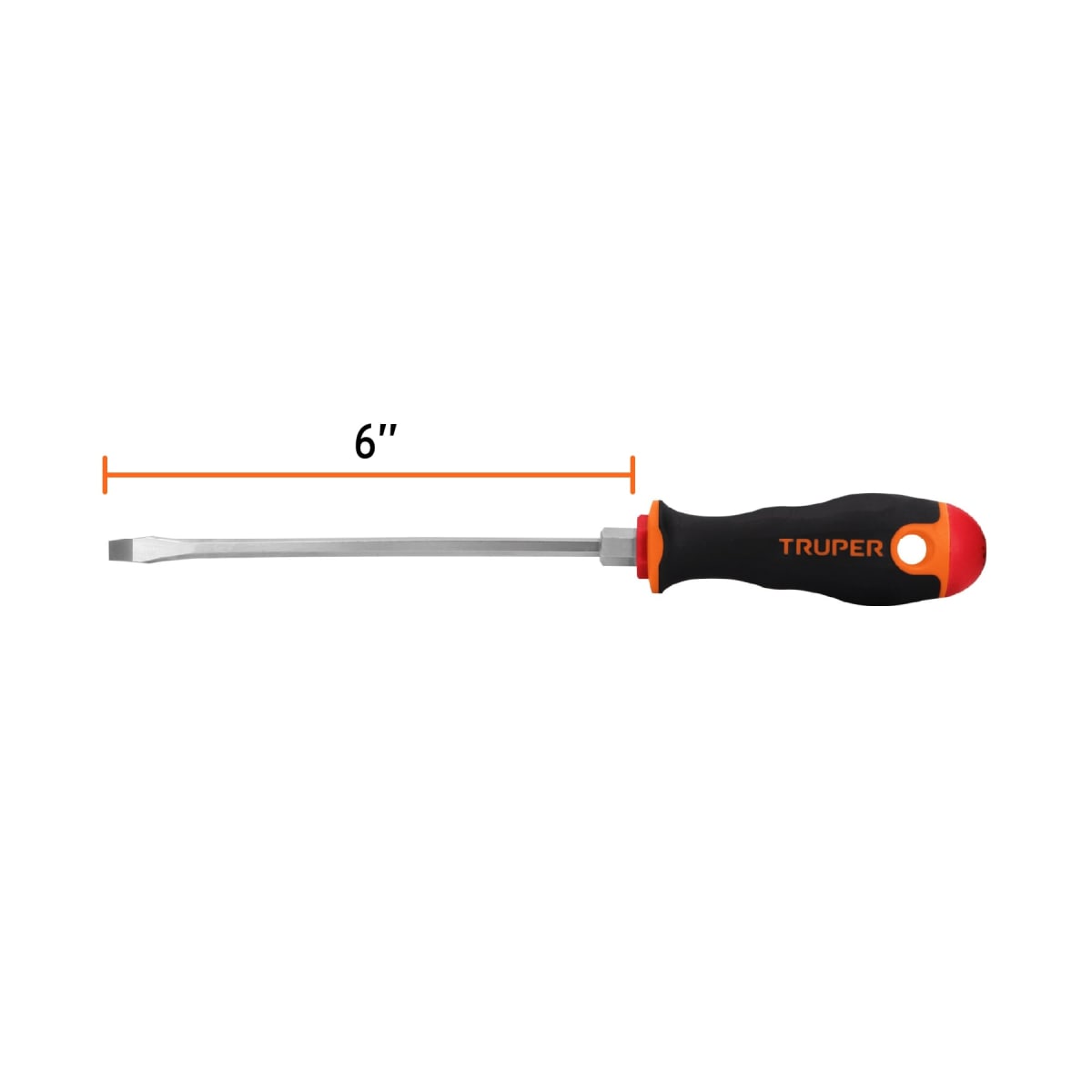 Desarmador plano 3/16´´ x 6´´ mango Comfort Grip, Truper4