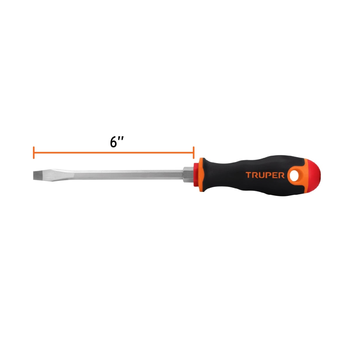 Desarmador plano 5/16´´ x 6´´ mango Comfort Grip, Truper3
