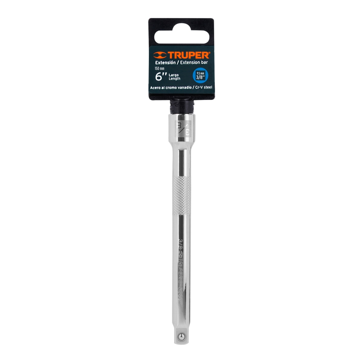 Extensión de 6'' para ratchet para dados encastre 3/8'' Truper4