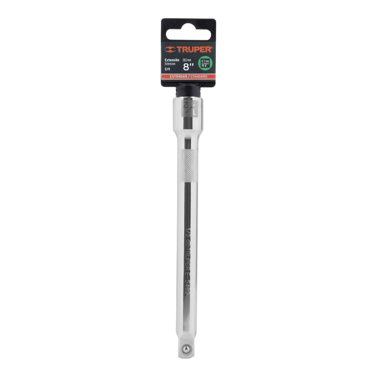 Extensión de 8'' para ratchet para dados encastre 1/2'' Truper4