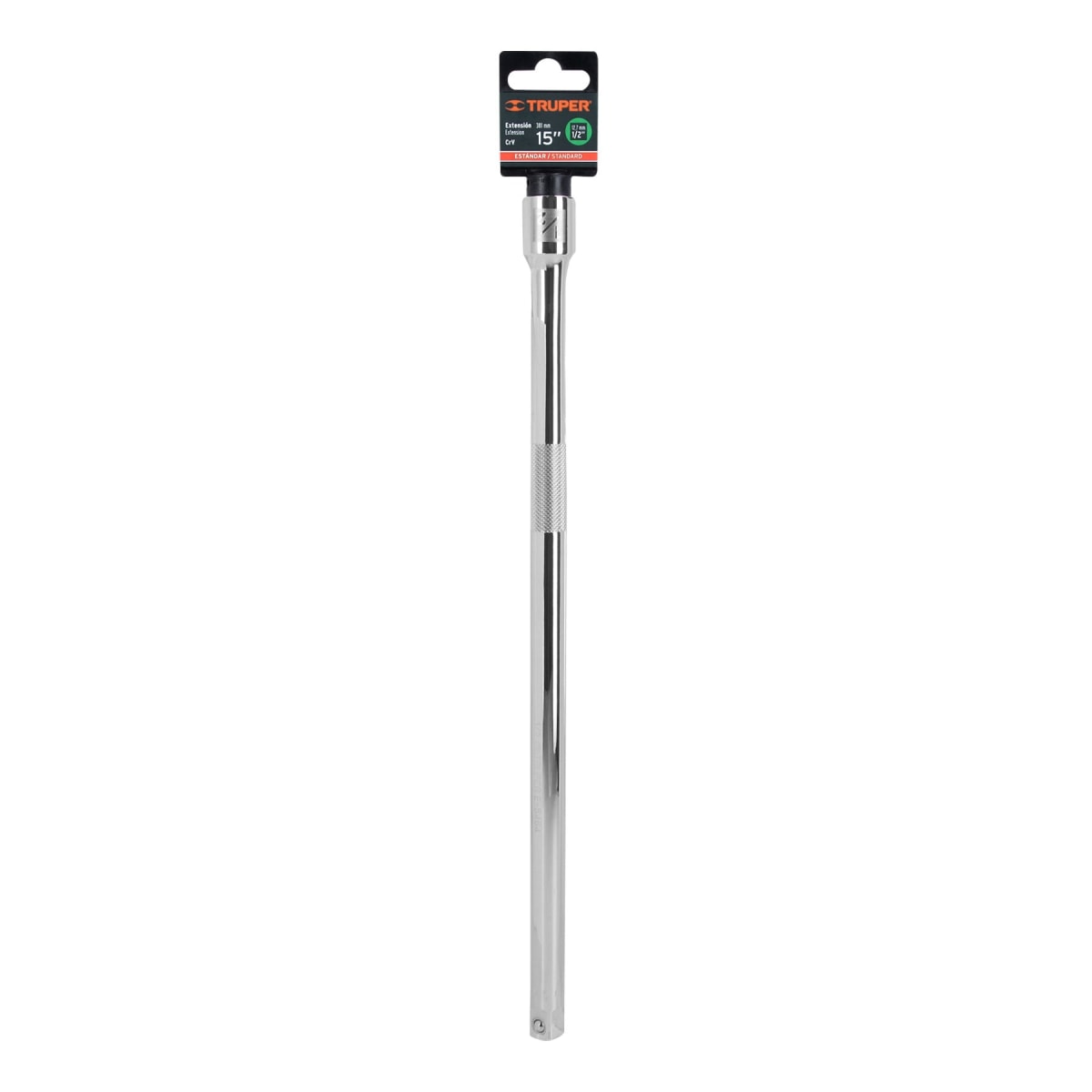 Extensión de 15'' para ratchet para dados encastre 1/2'' Truper4