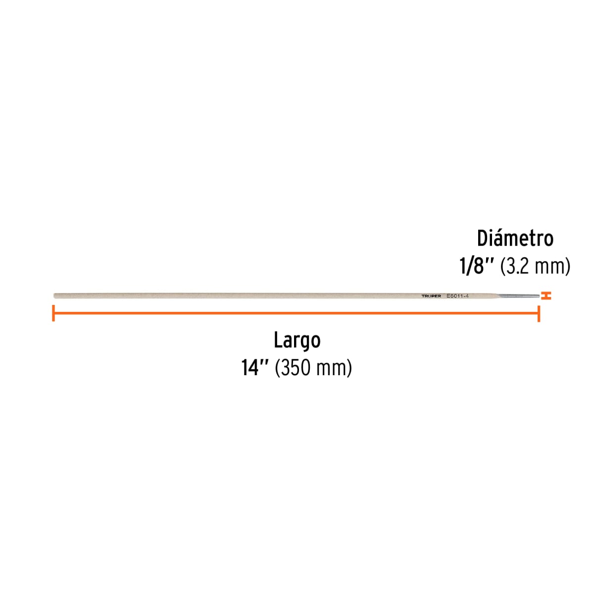 Bolsa con 1 kg de electrodos 6011 de 1/8'' Truper3
