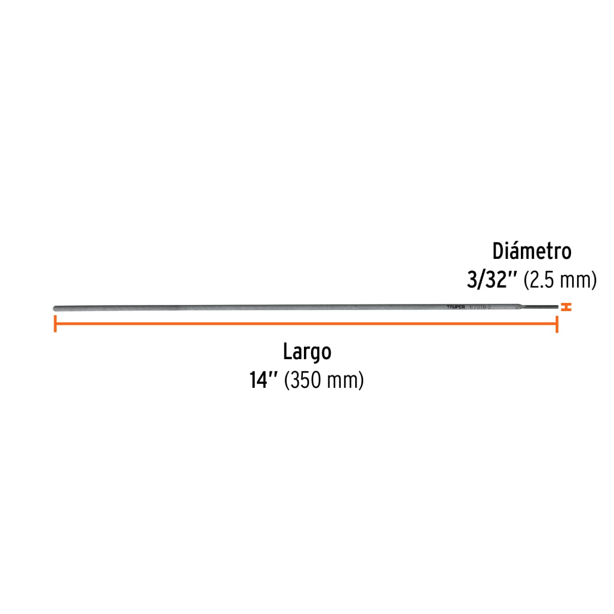 Bolsa con 1 kg de electrodos 7018 de 3/32´´, Truper2