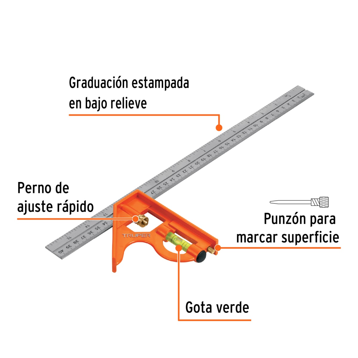 Escuadra de combinación 16