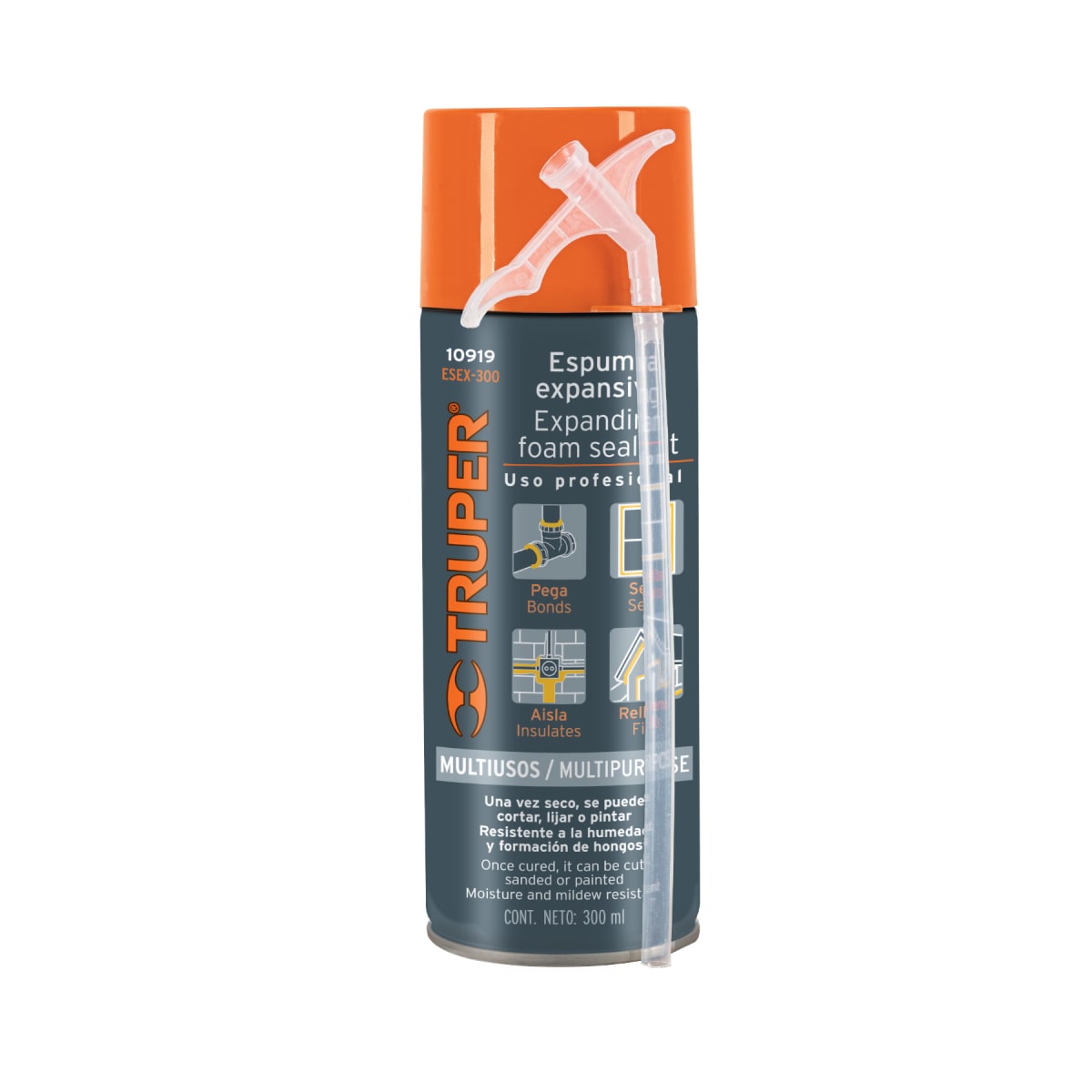 Espuma expansiva de 300 ml, Truper1