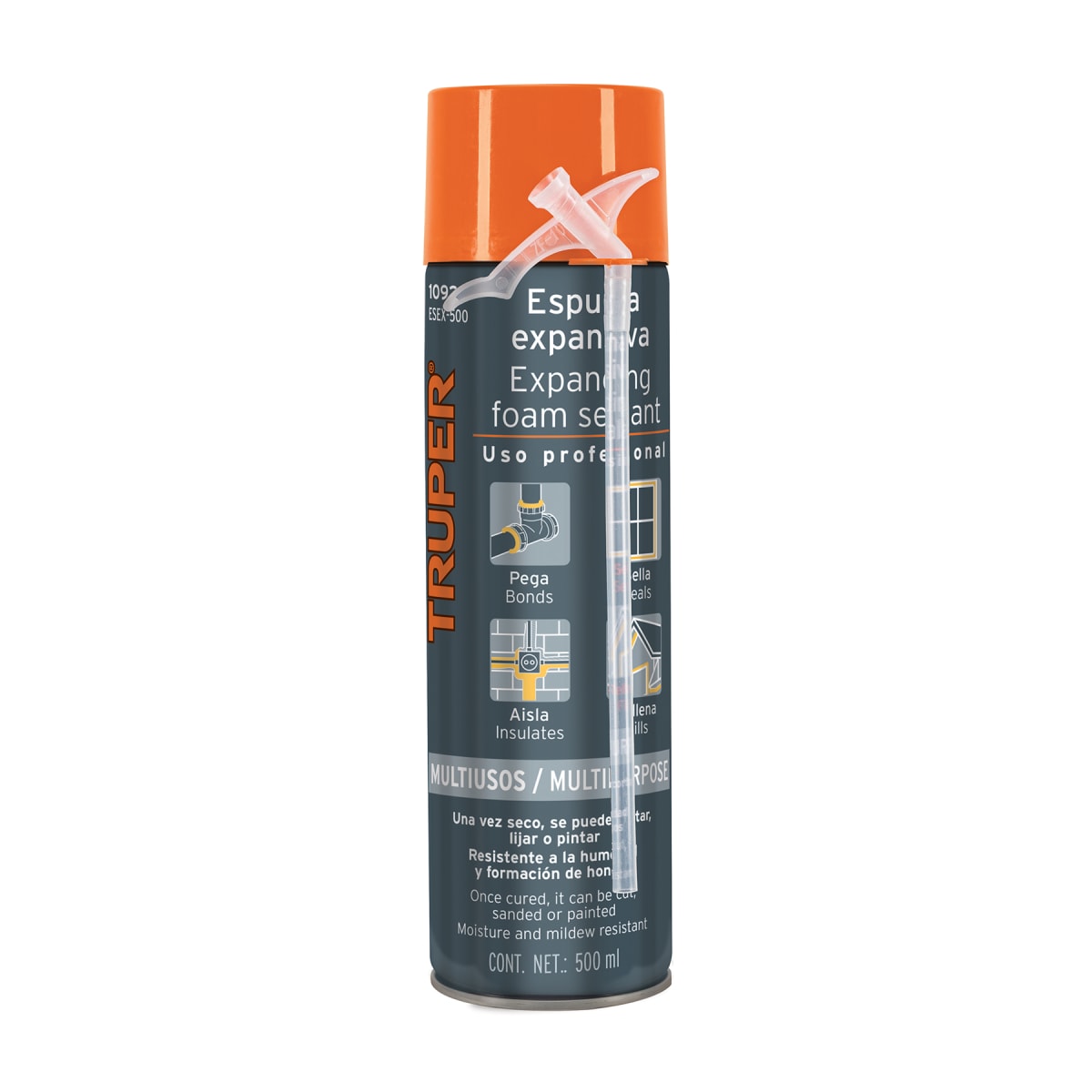 Espuma expansiva de 500 ml Truper2