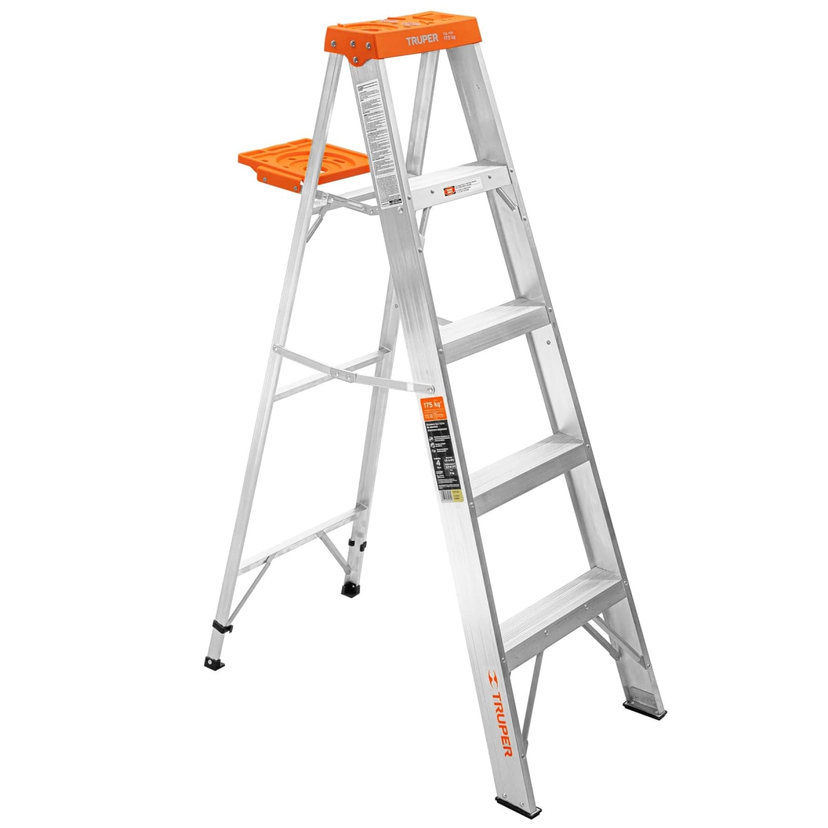 Escalera Tipo Tijera 4 Peldaños Soporta 175 Kg Truper2