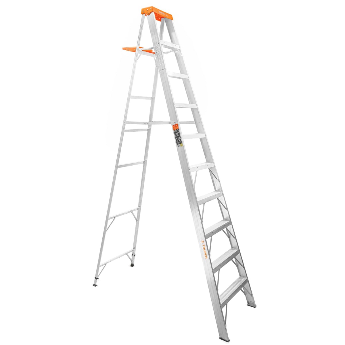 Escalera Tipo Tijera 9 Peldaños Soporta 175 Kg Truper9