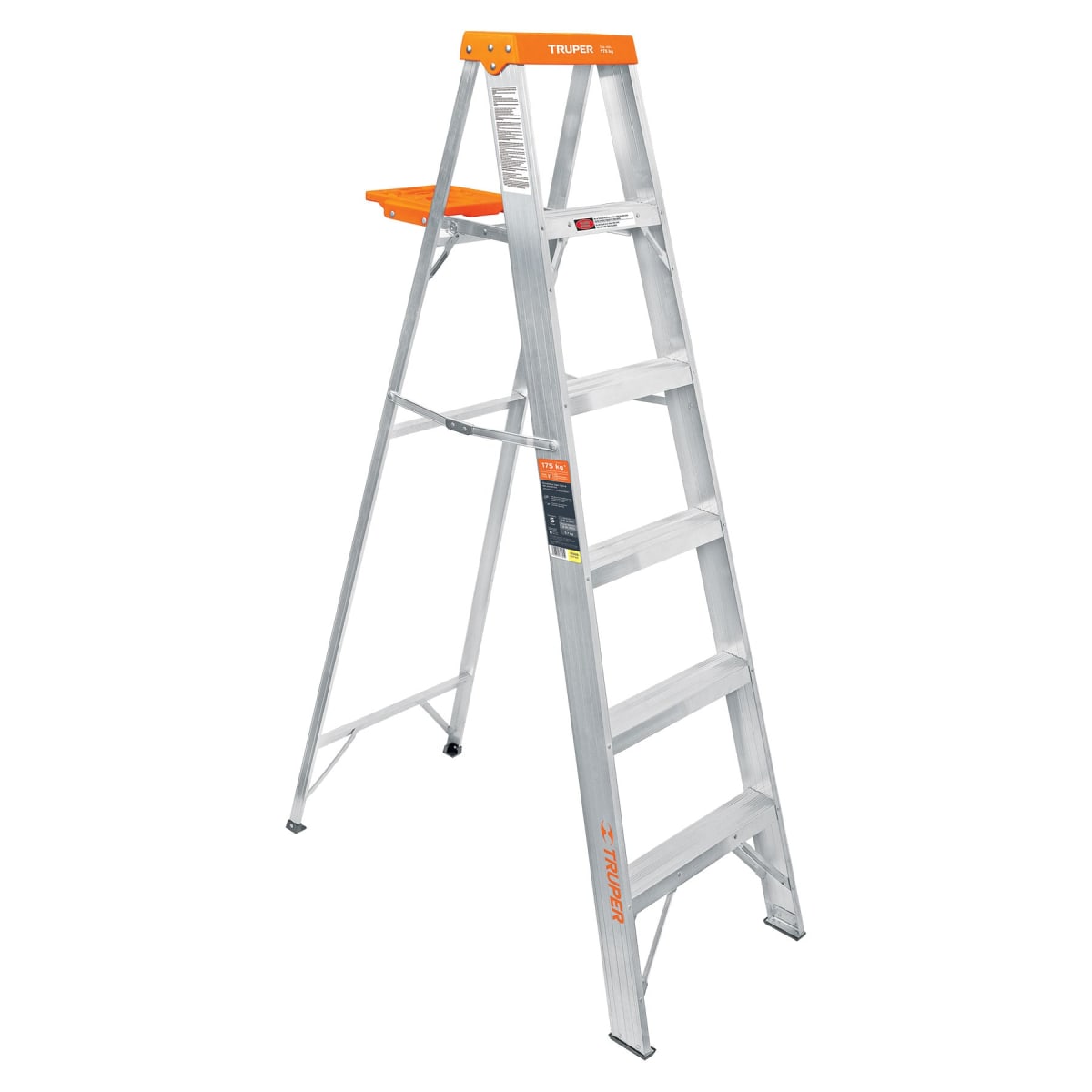 Escalera Tipo Tijera 5 Peldaños Soporta 175 Kg Truper2