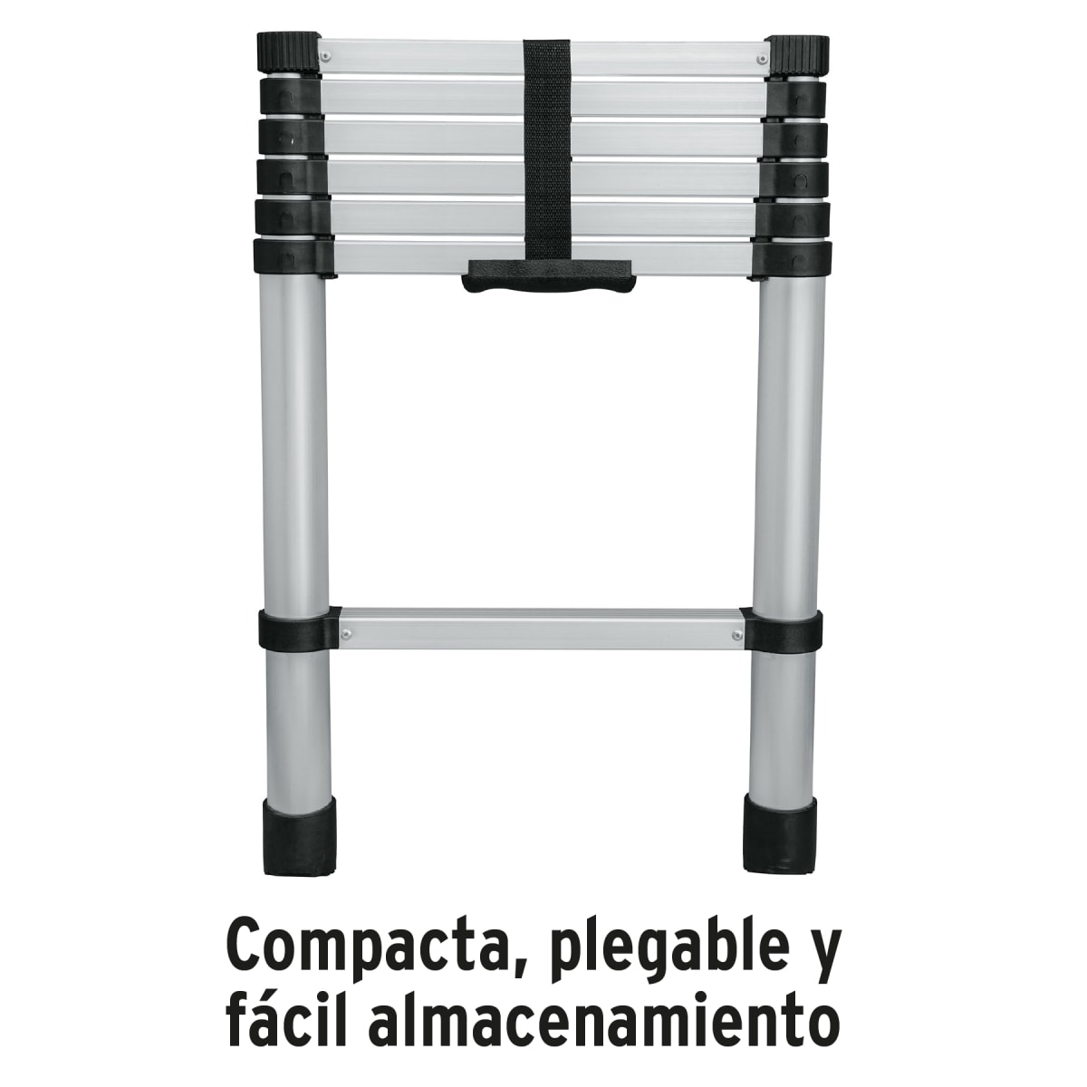 Escalera telescopica 7 peldaños Plegable 102kg Truper4