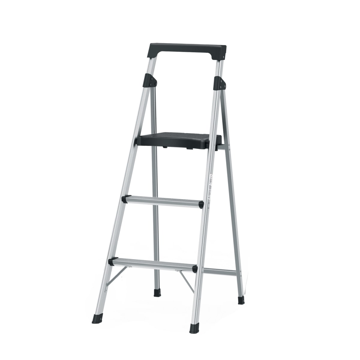 Escalera Tubular 3 Peldaños Aluminio Truper2