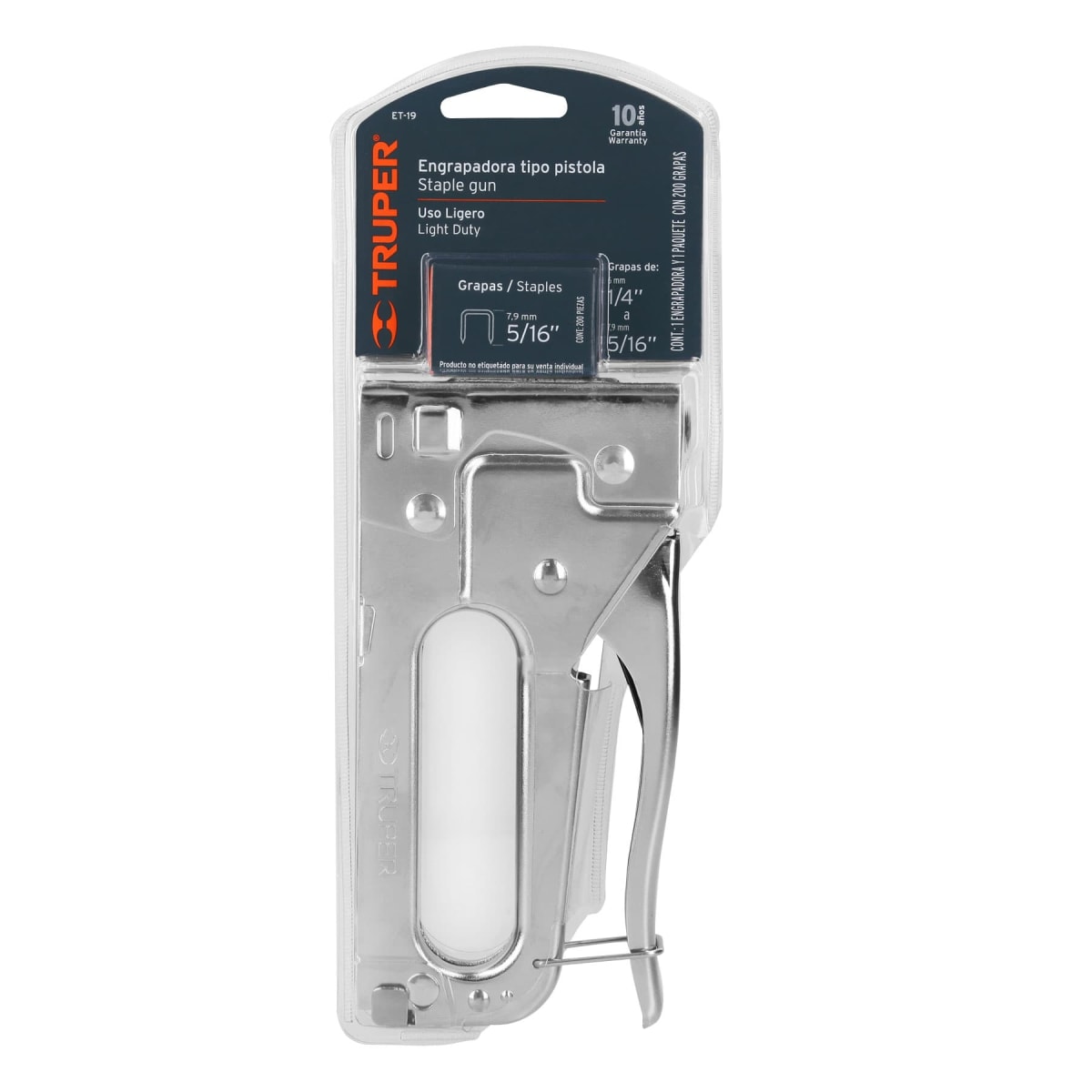 Engrapadora tipo pistola para ¼