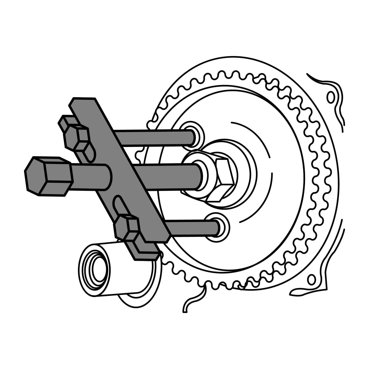 Extractor para engranes y orificios roscados. truper3