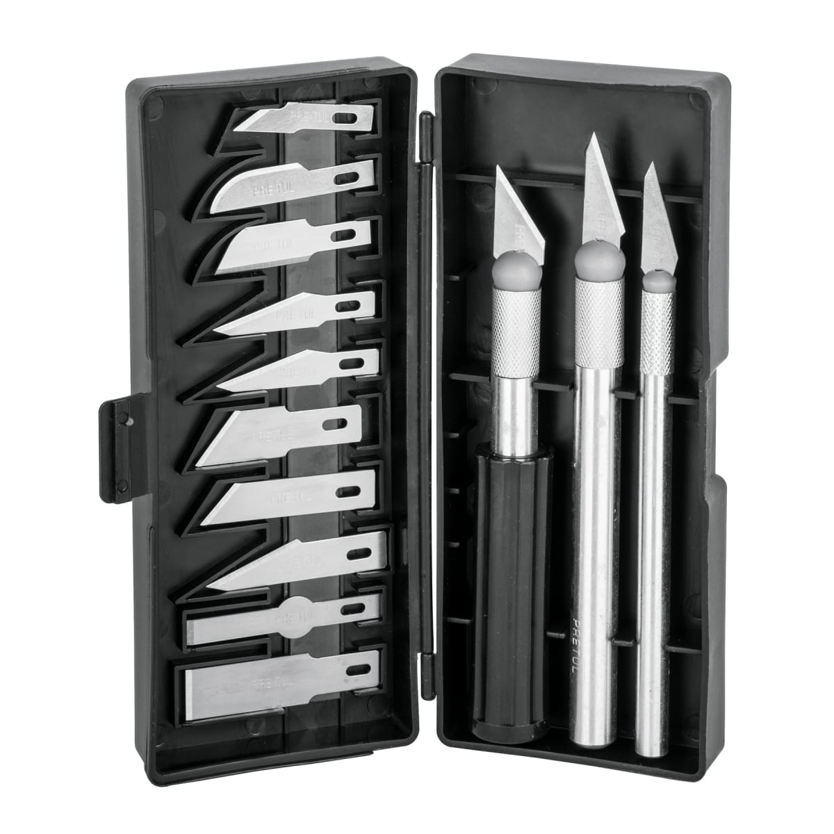 Juego de cuchillas con 13 piezas en estuche Pretul5