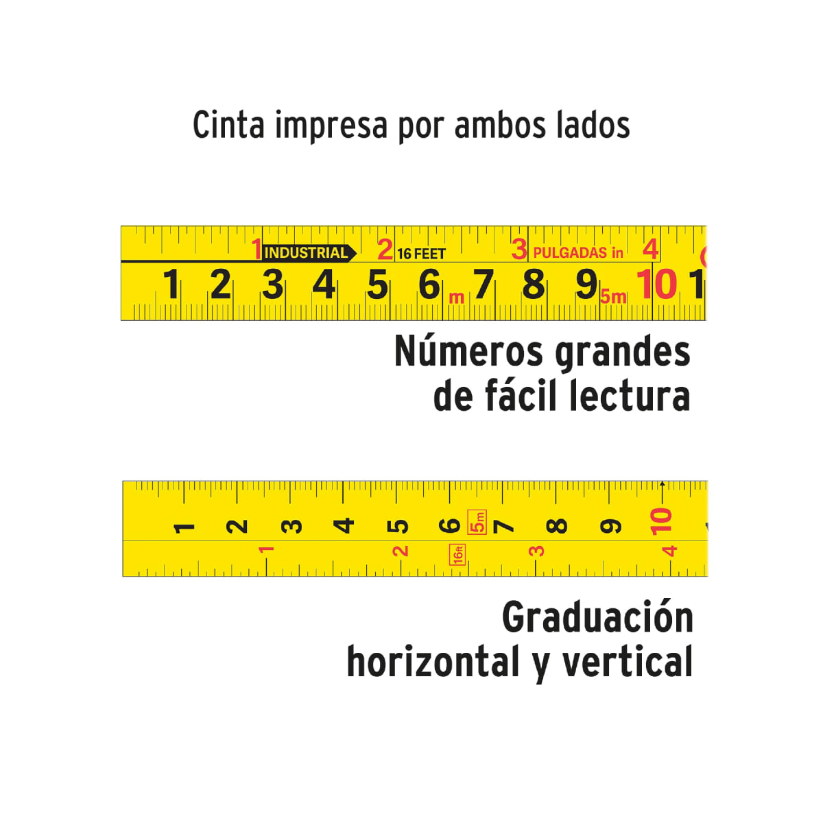 Wincha auto-lock contra impactos 5.5 m cinta 25 mm Truper2