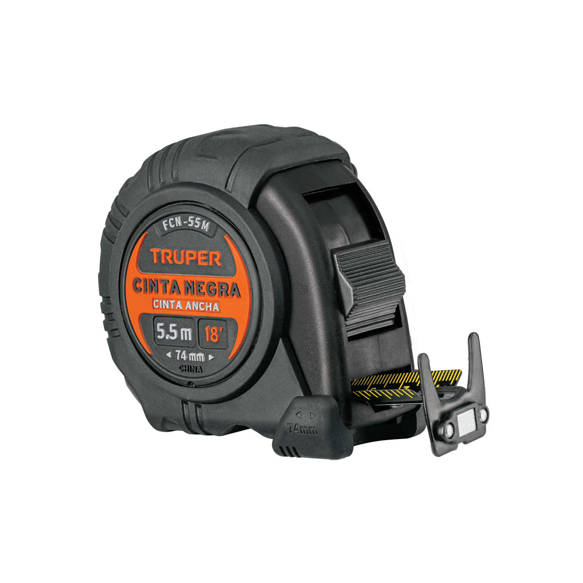 Wincha cinta negra 5.5 m cinta 25 mm Truper1