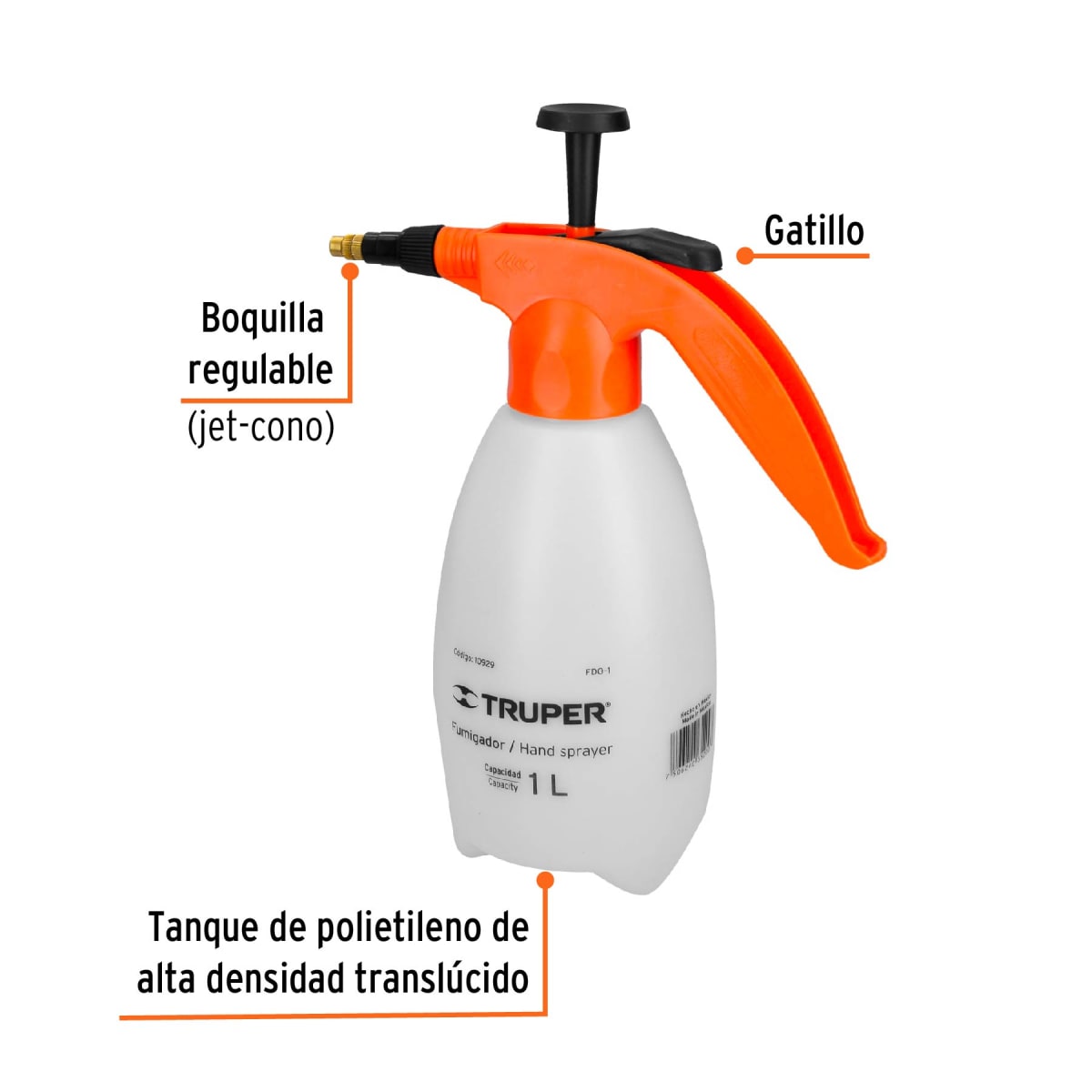Fumigador de 1 litros Truper3