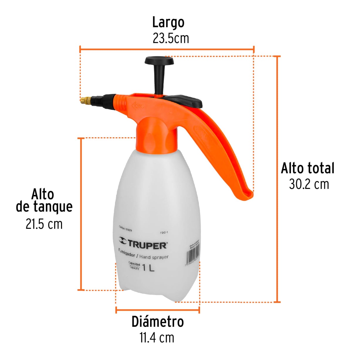 Fumigador de 1 litros Truper2