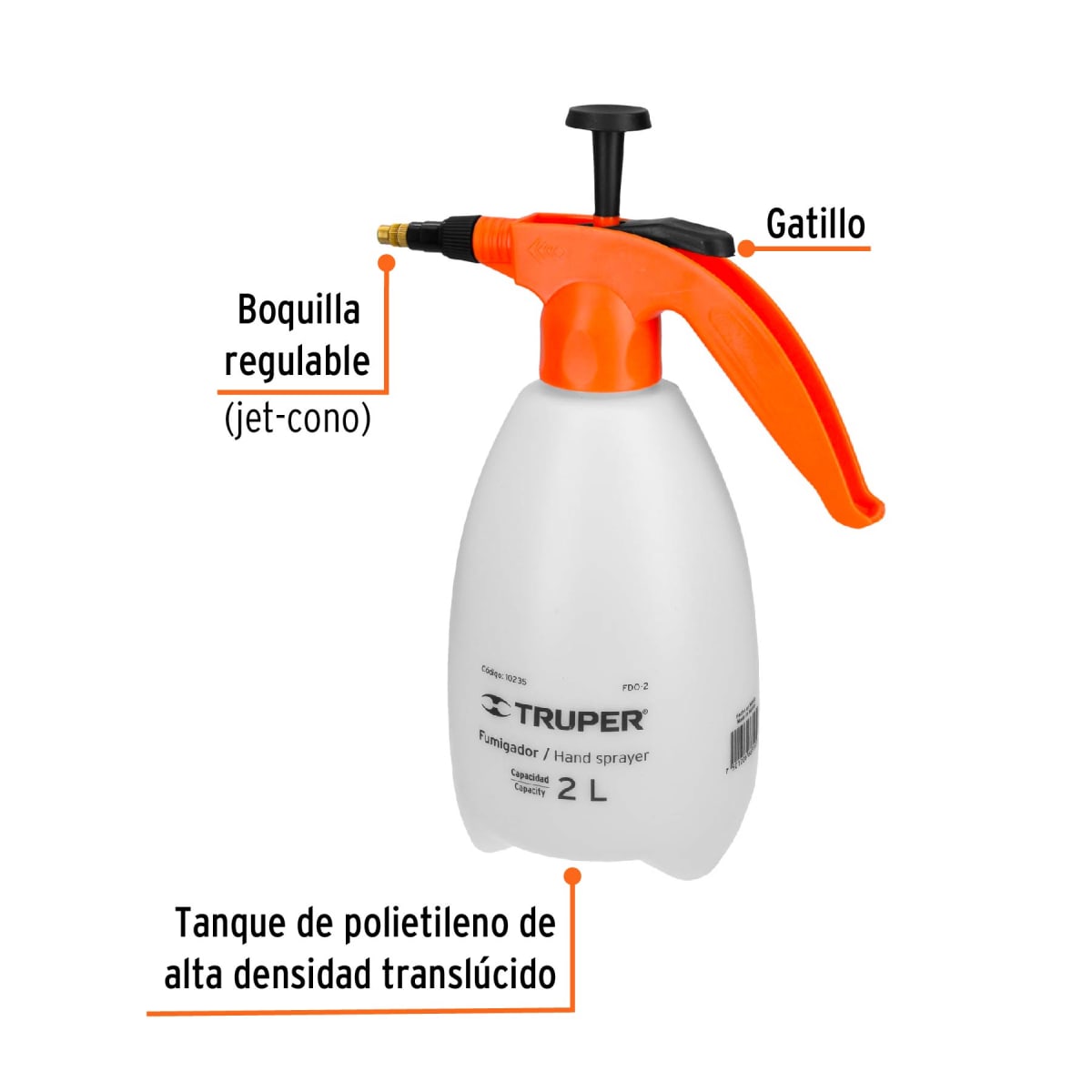 Fumigador de 2 litros Truper3