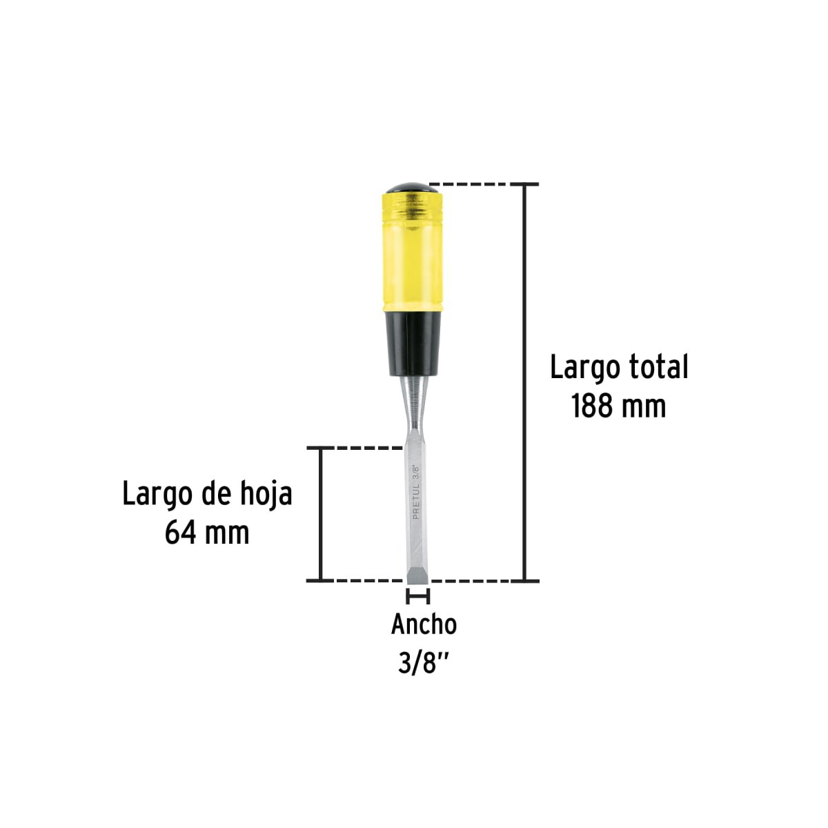 Formón 3/8´´, Pretul3
