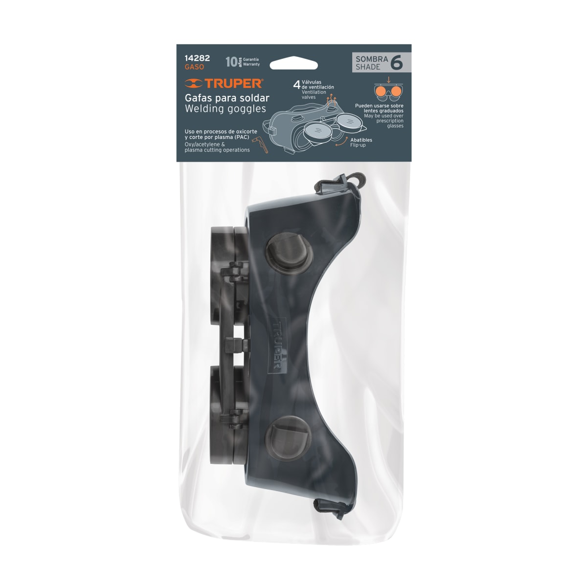 Gafas para soldar con 4 válvulas de ventilación Truper3