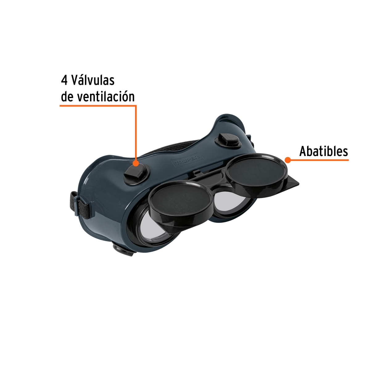 Gafas para soldar con 4 válvulas de ventilación Truper2
