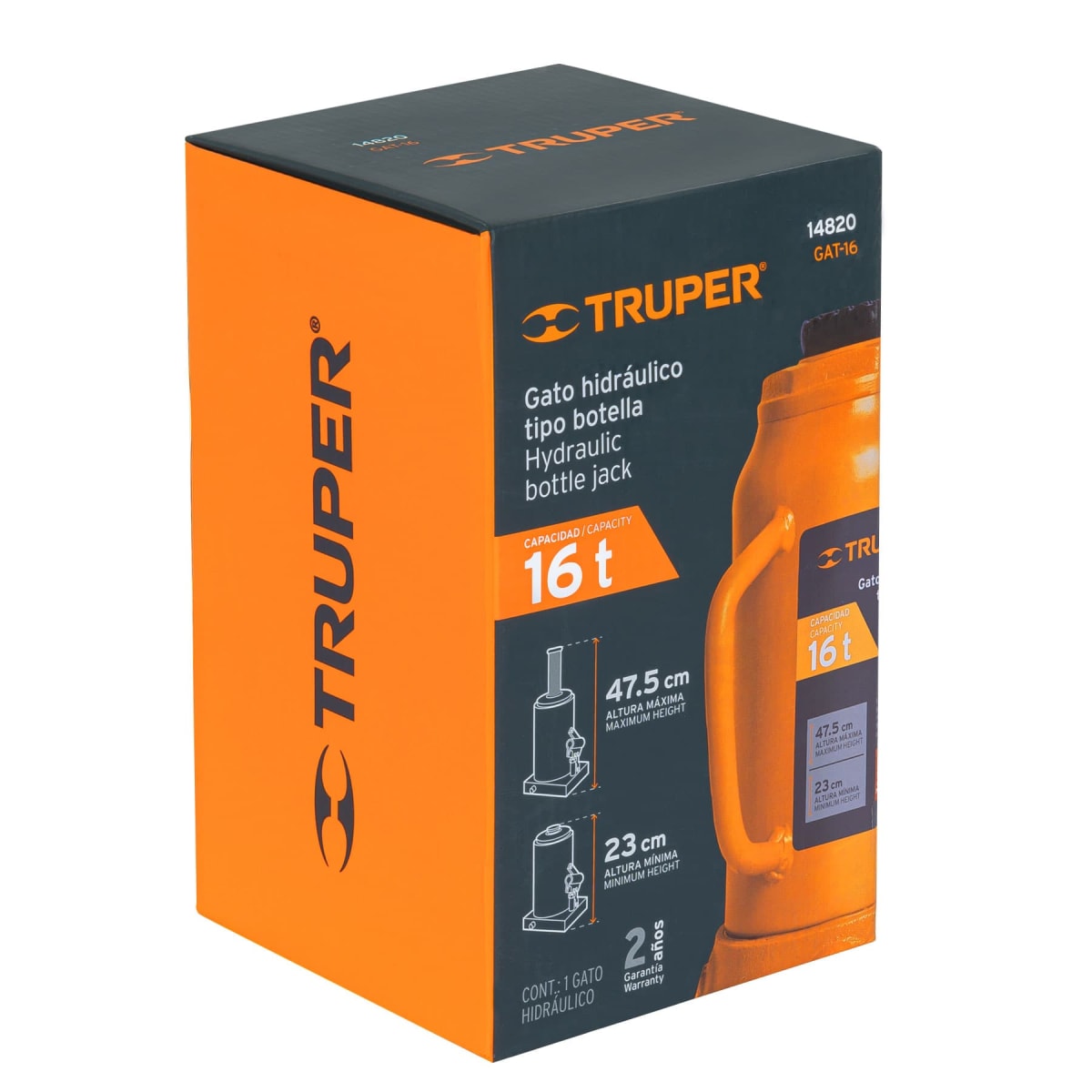 Gata botella de 16 toneladas Truper4