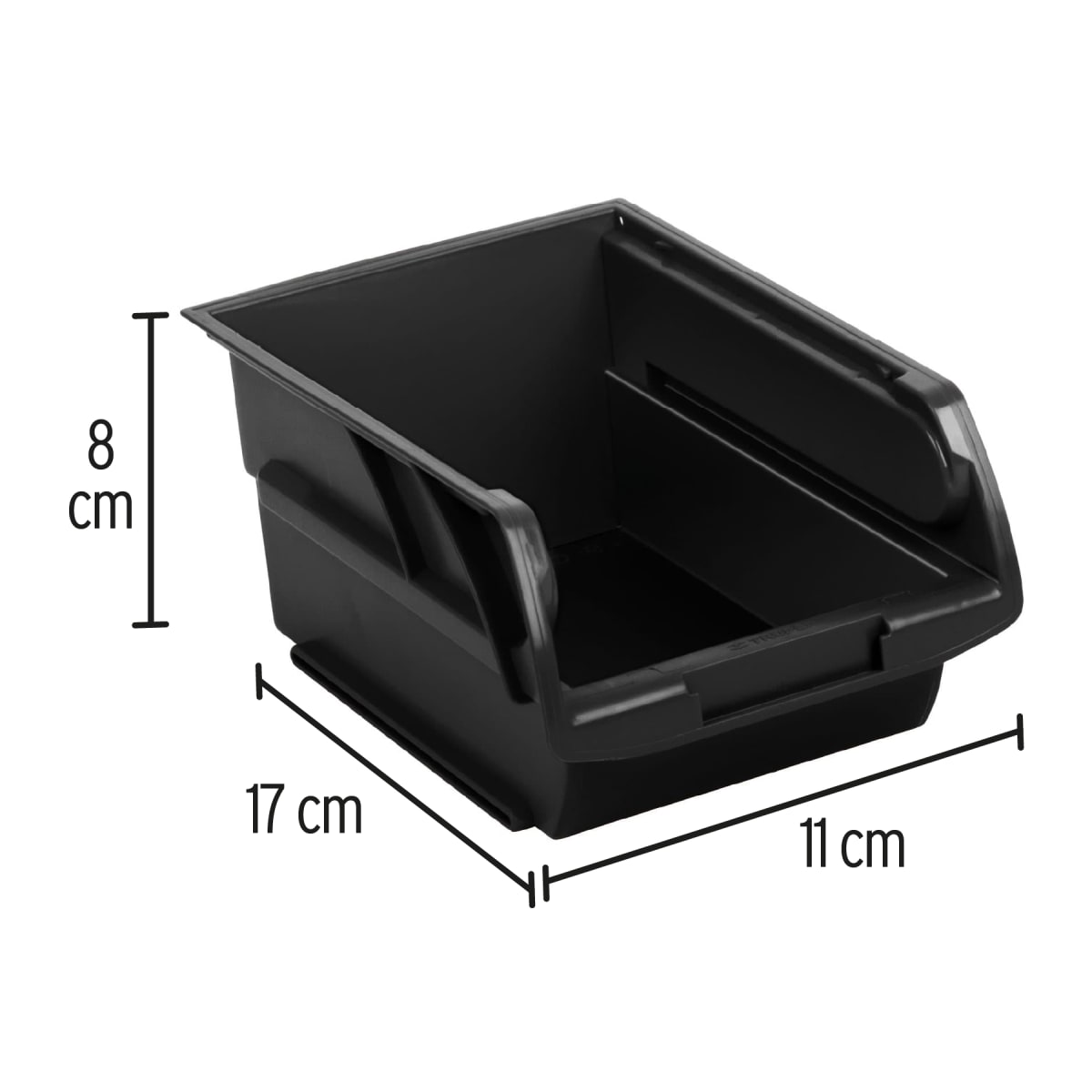 Bandeja Apilable de Plástico 17x11x8 cm Truper2