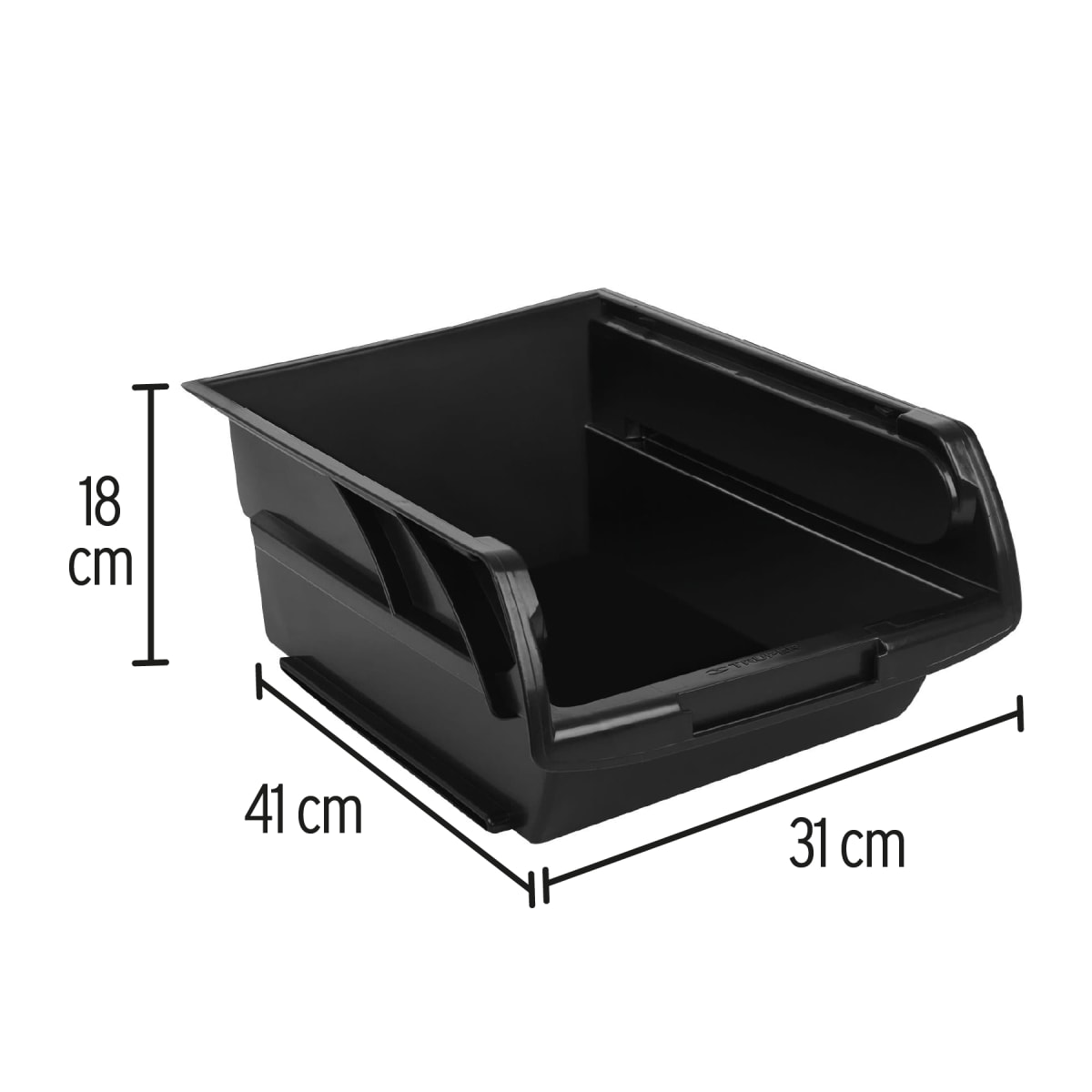 Bandeja Apilable de Plástico 41x31x18 cm Truper2