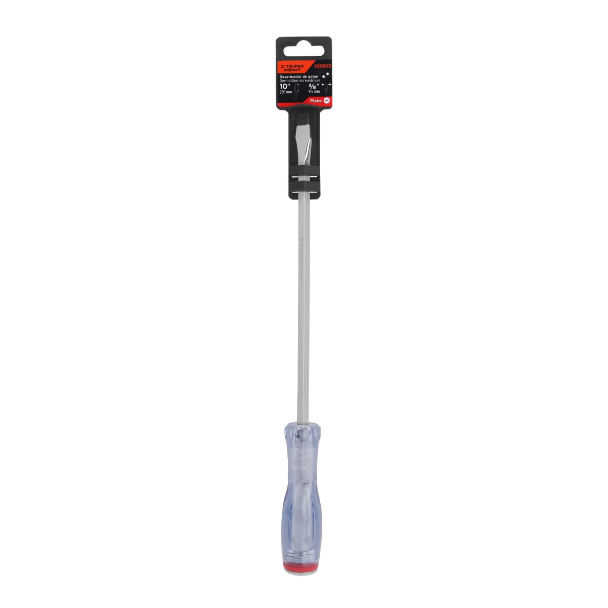 Desarmador Plano de golpe 3/8'' x 10''. truper expert4
