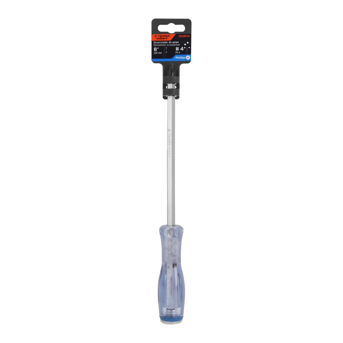 Desarmador de cruz de golpe 3/8'' x 10''. truper expert4