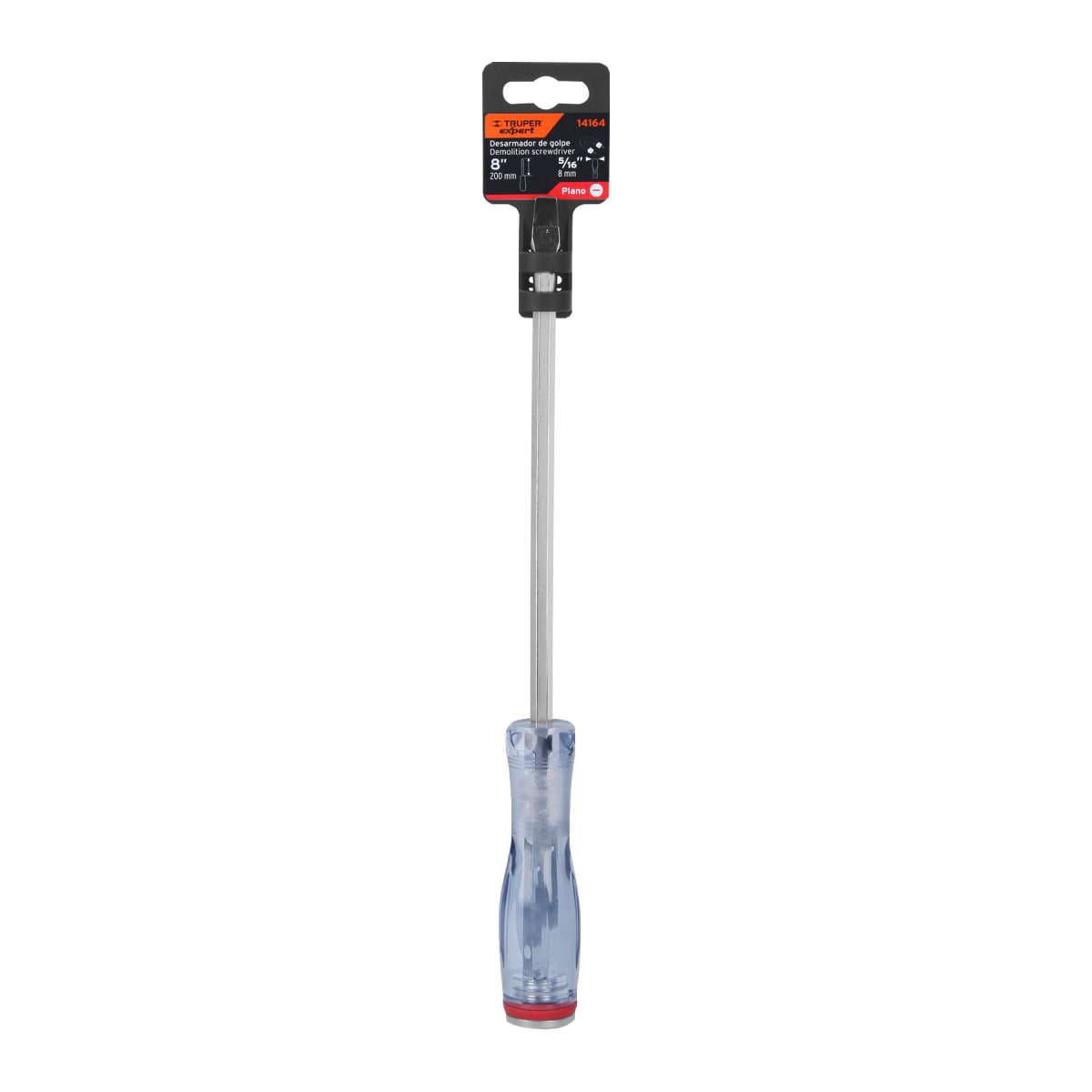 Desarmador plano de golpe 5/16'' x 8'' Truper expert4
