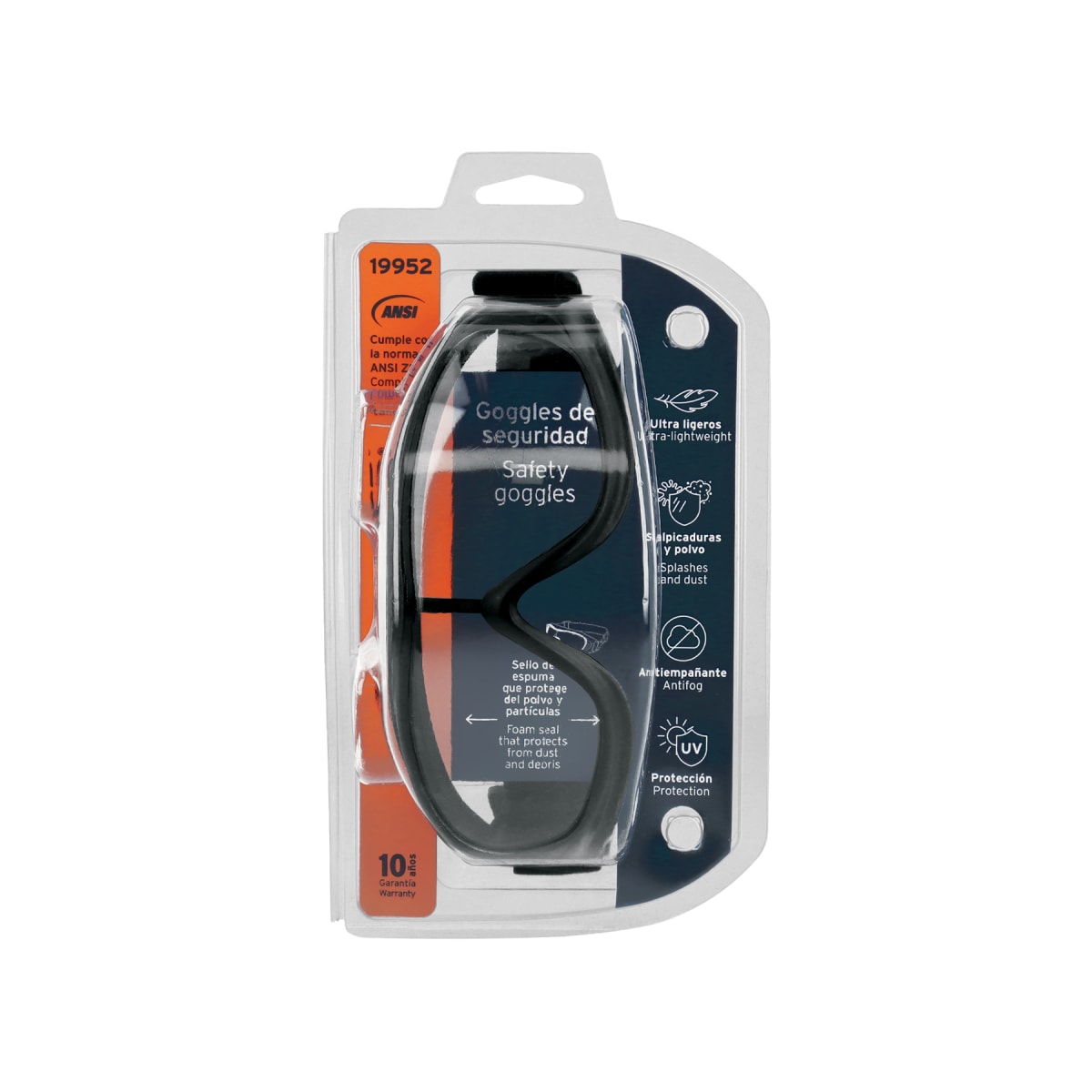 Goggles de seguridad ultra ligeros antiempaño Truper3
