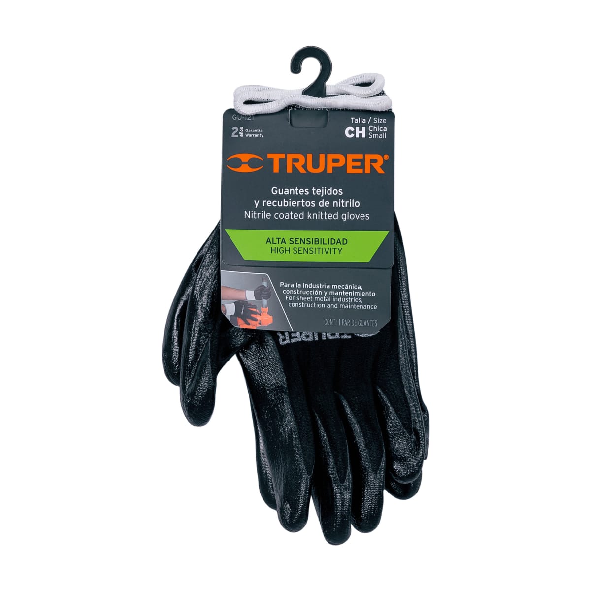 Guantes de nylon recubiertos de nitrilo ch Truper4
