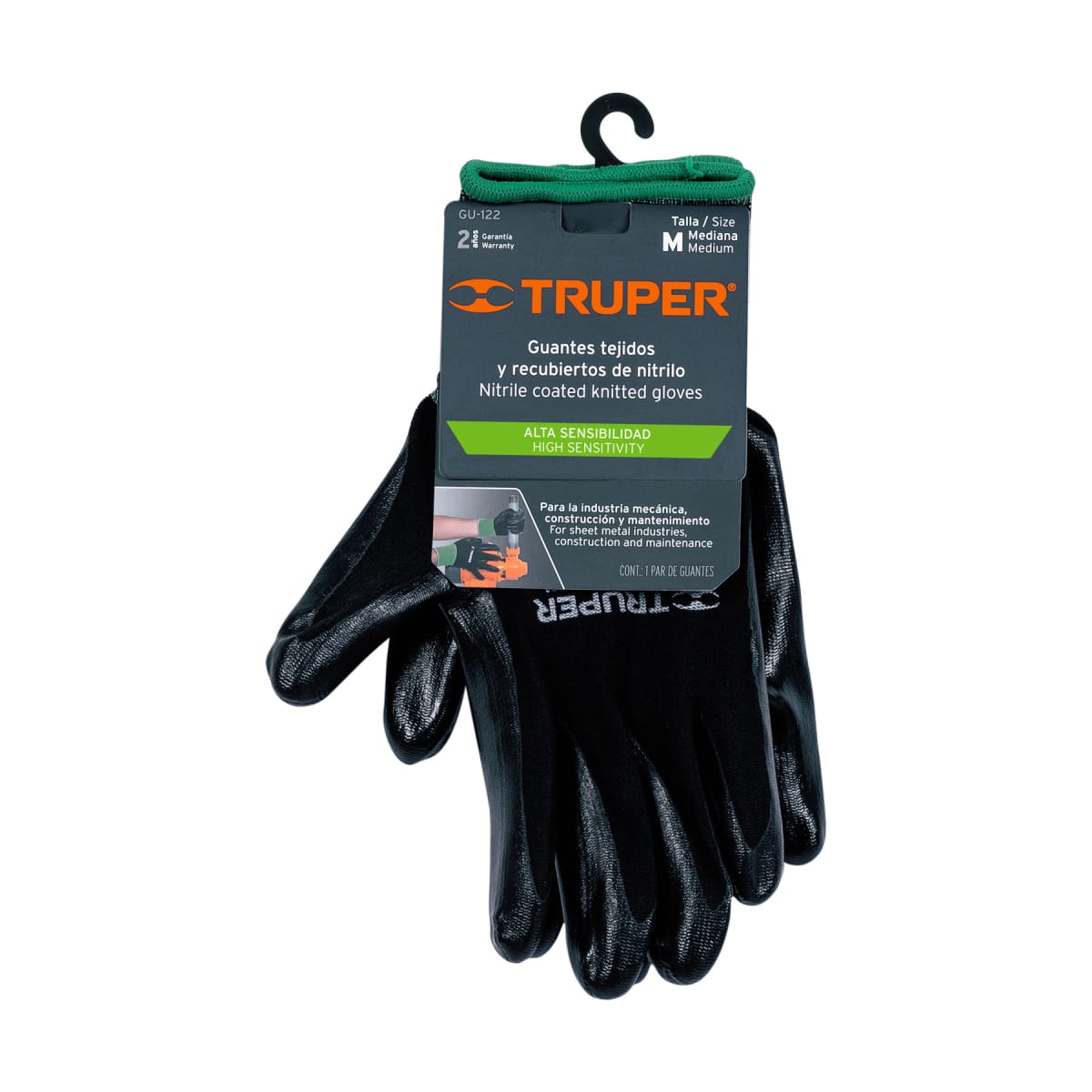 Guantes de Nylon recubiertos de nitrilo talla M Truper4
