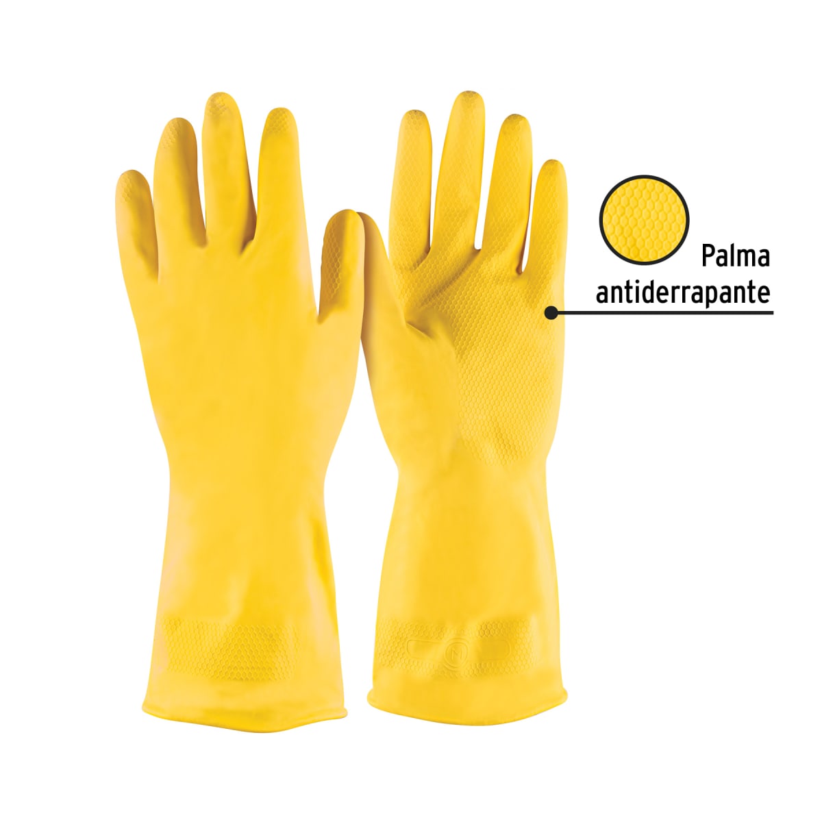 Guantes de látex para limpieza, medianos, Pretul2