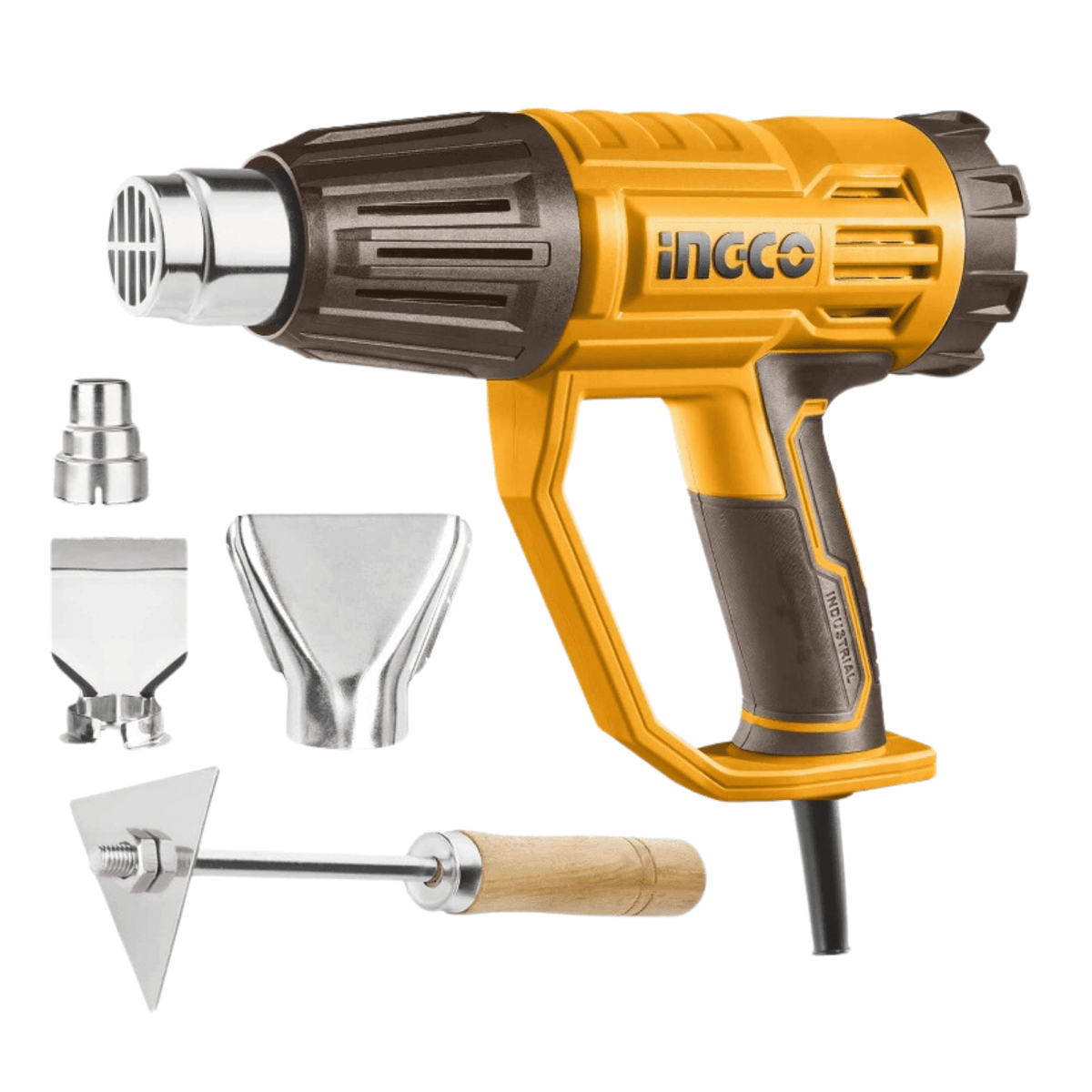Pistola de calor 2000w incluye boquillas Ingco1