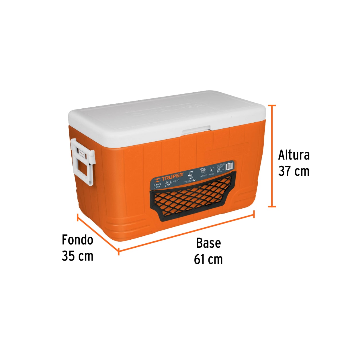 Cooler de 46 Litros Truper4