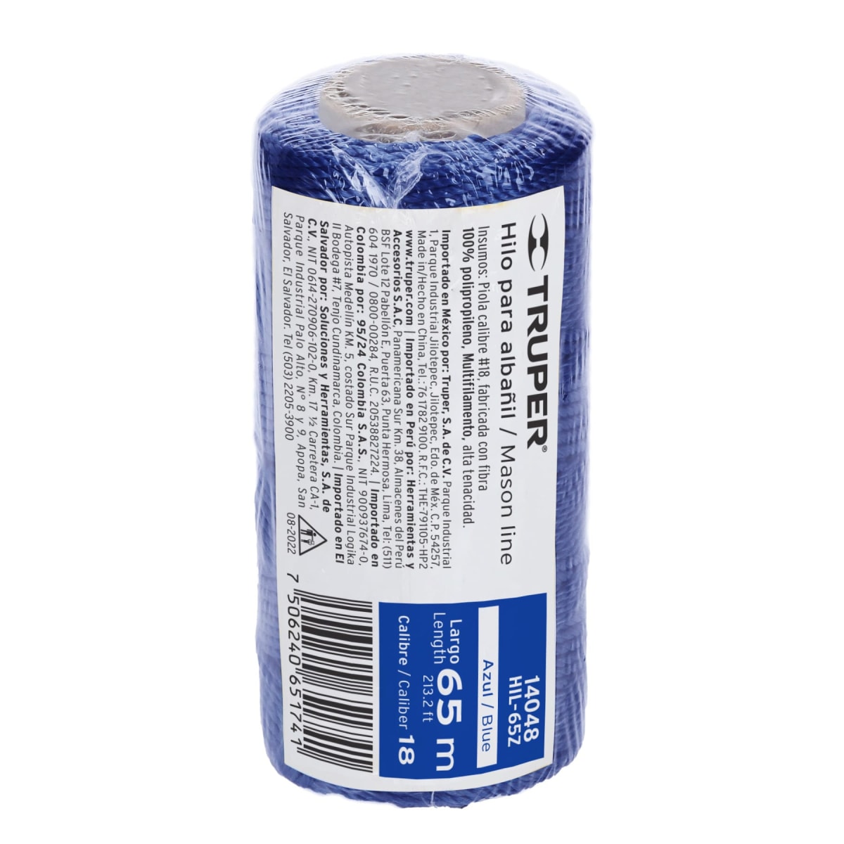 Carrete con 65 m de hilo para albañil azul, Truper3