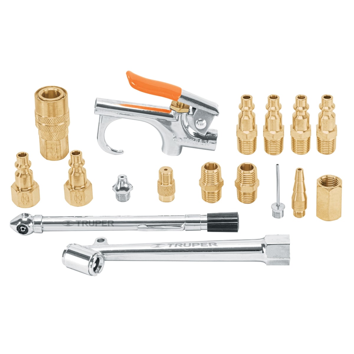 Juego de 17 piezas para compresor de aire Truper2