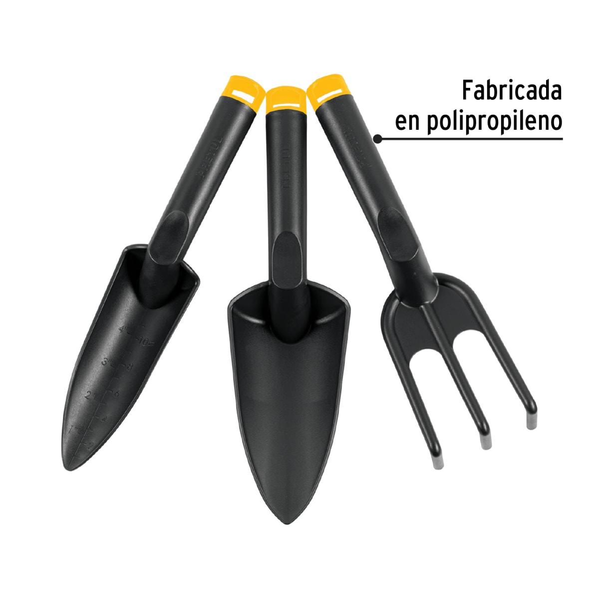 Juego de 3 herramientas de 5'' para jardín Pretul2