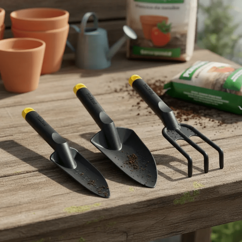 Juego de 3 herramientas de 5'' para jardín Pretul5