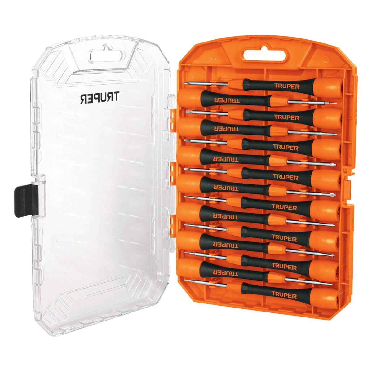 Juego con 15 desarmadores de joyero Truper1