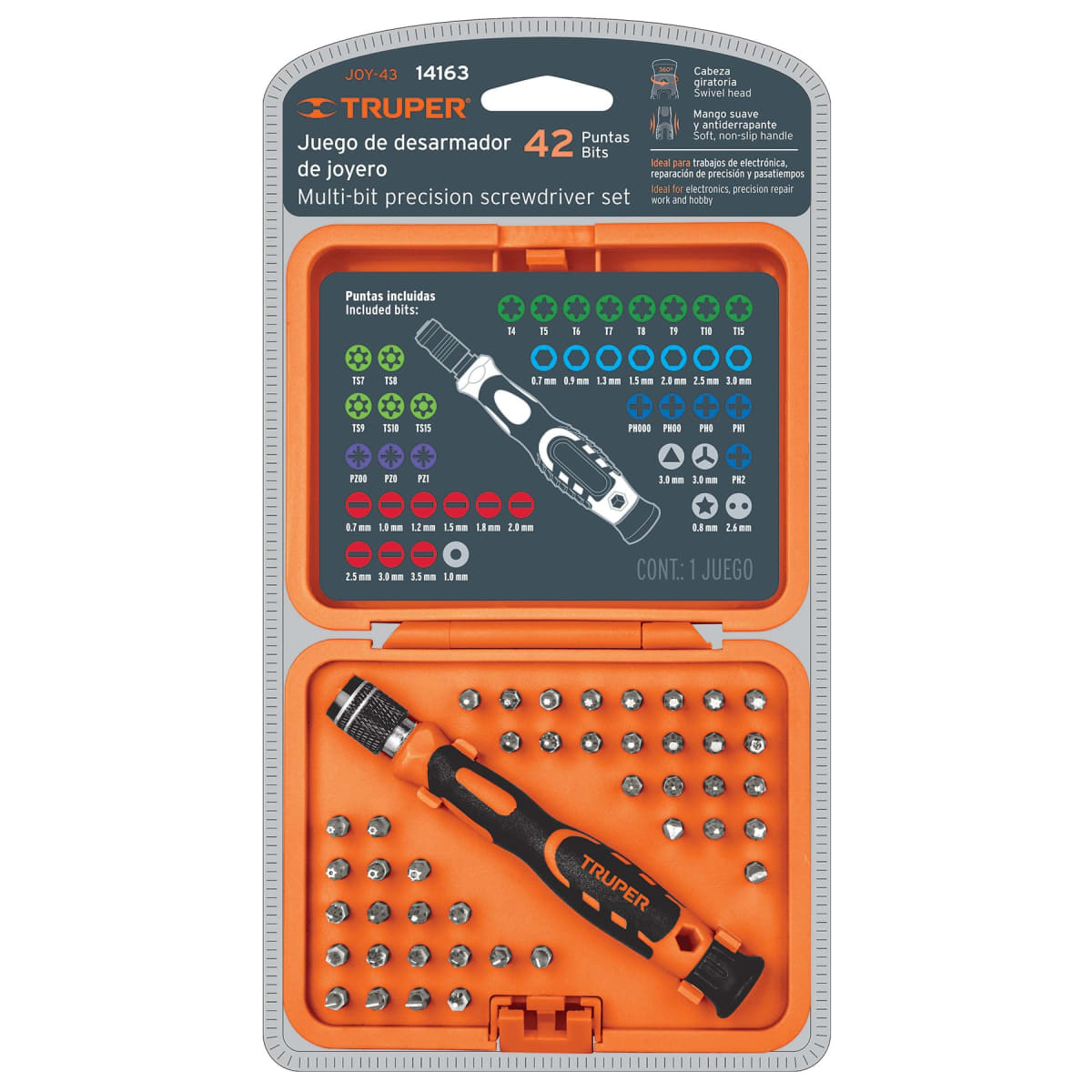 Desarmador de joyero 42 puntas Truper4