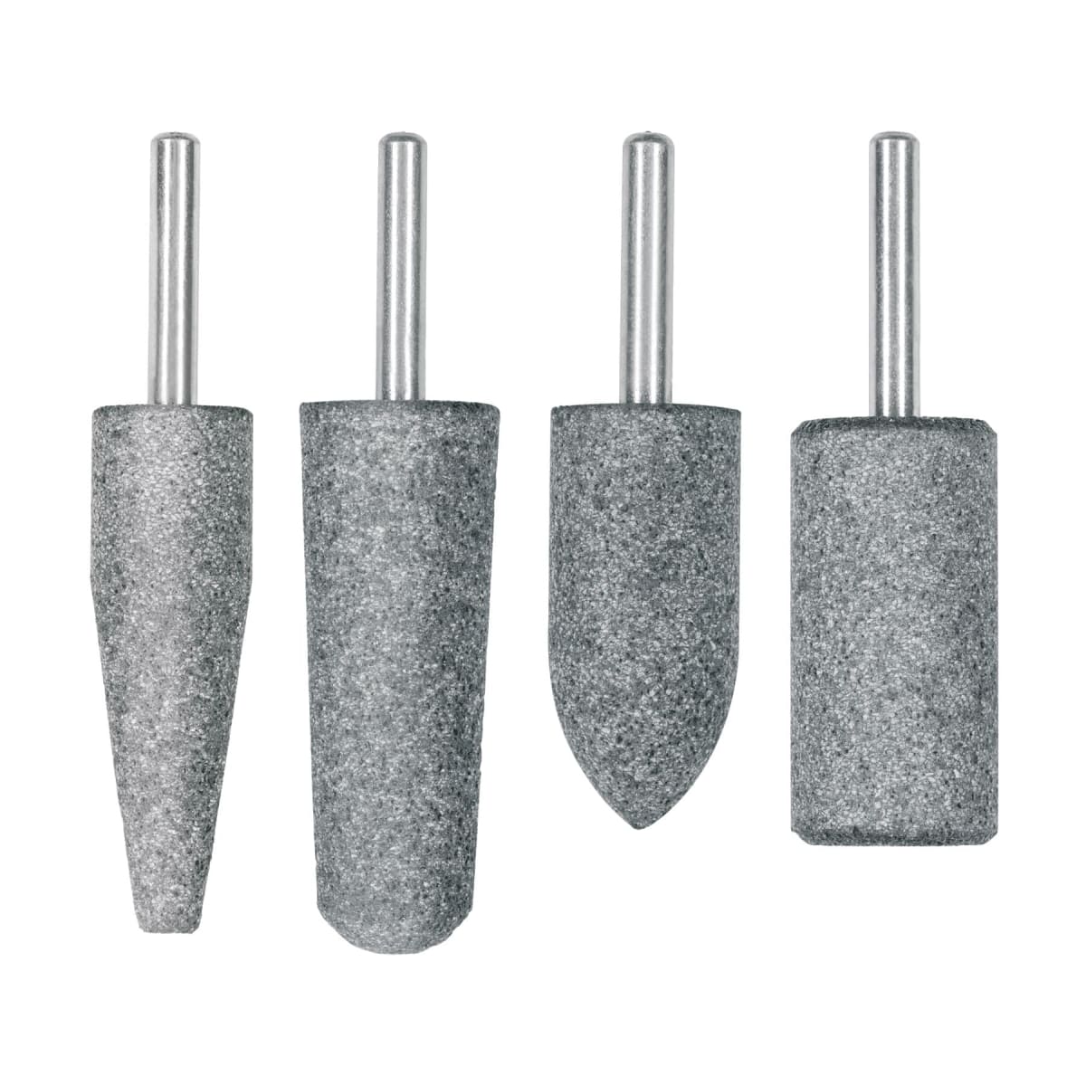 Juego de 4 piedras montadas zanco 1/4', acero inoxidable Truper4