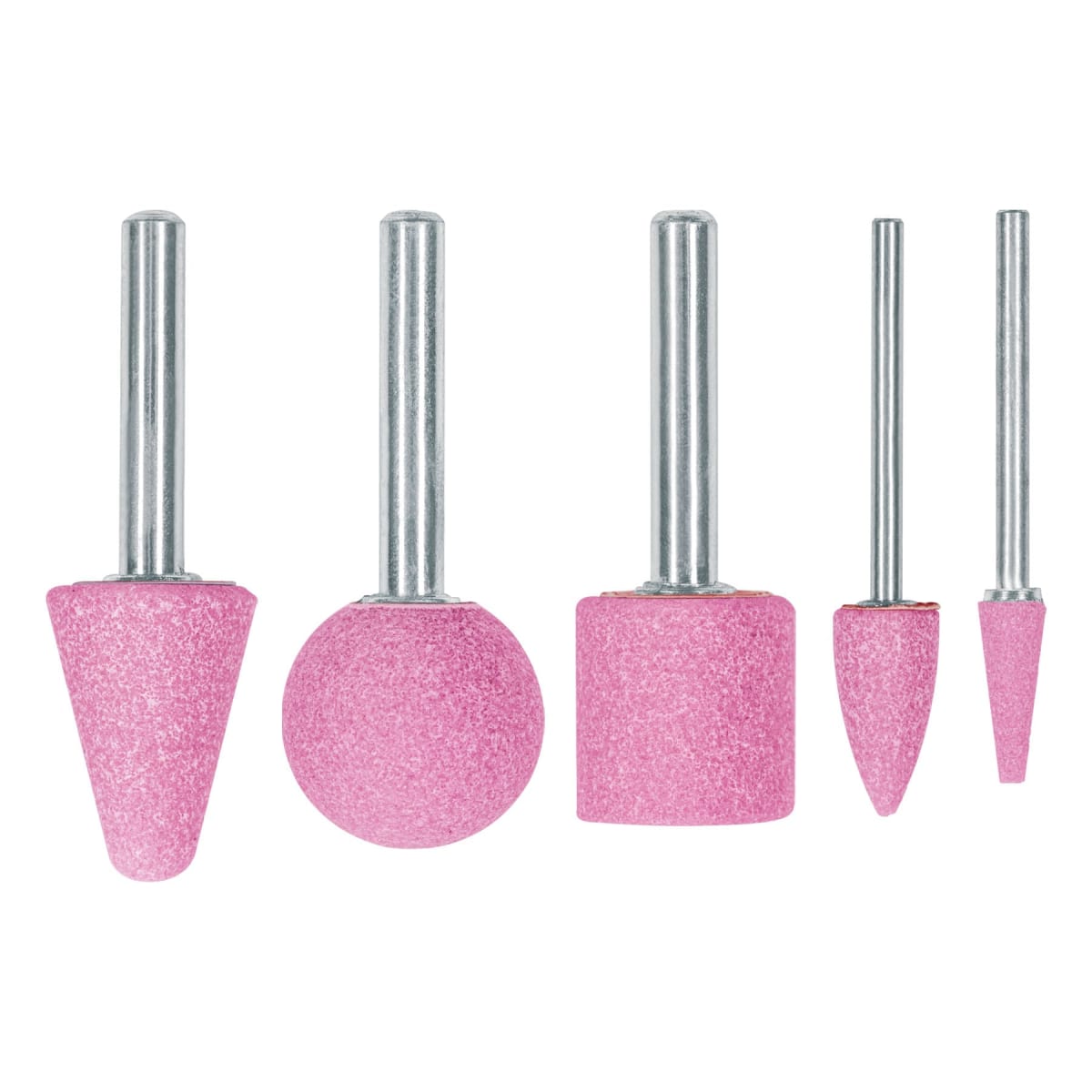 Juego de 5 piedras montadas zanco 1/4' y 1/8',uso general Truper4