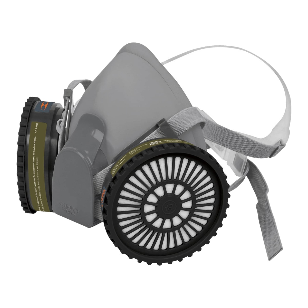 Kit respirador profesional con cartuchos multigas, Truper1