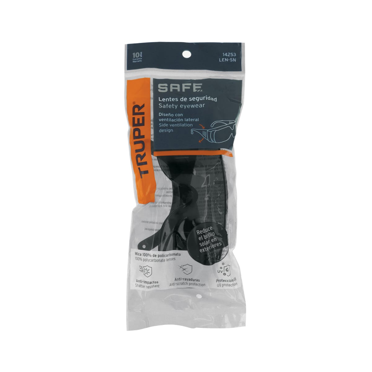 Lentes de seguridad grises, Truper Safe3