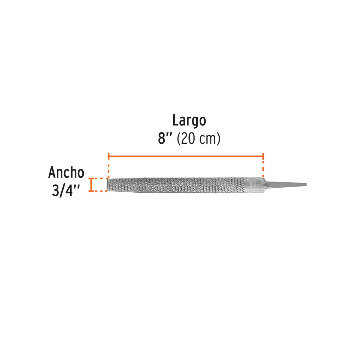 Lima escofina 8´´, Truper3
